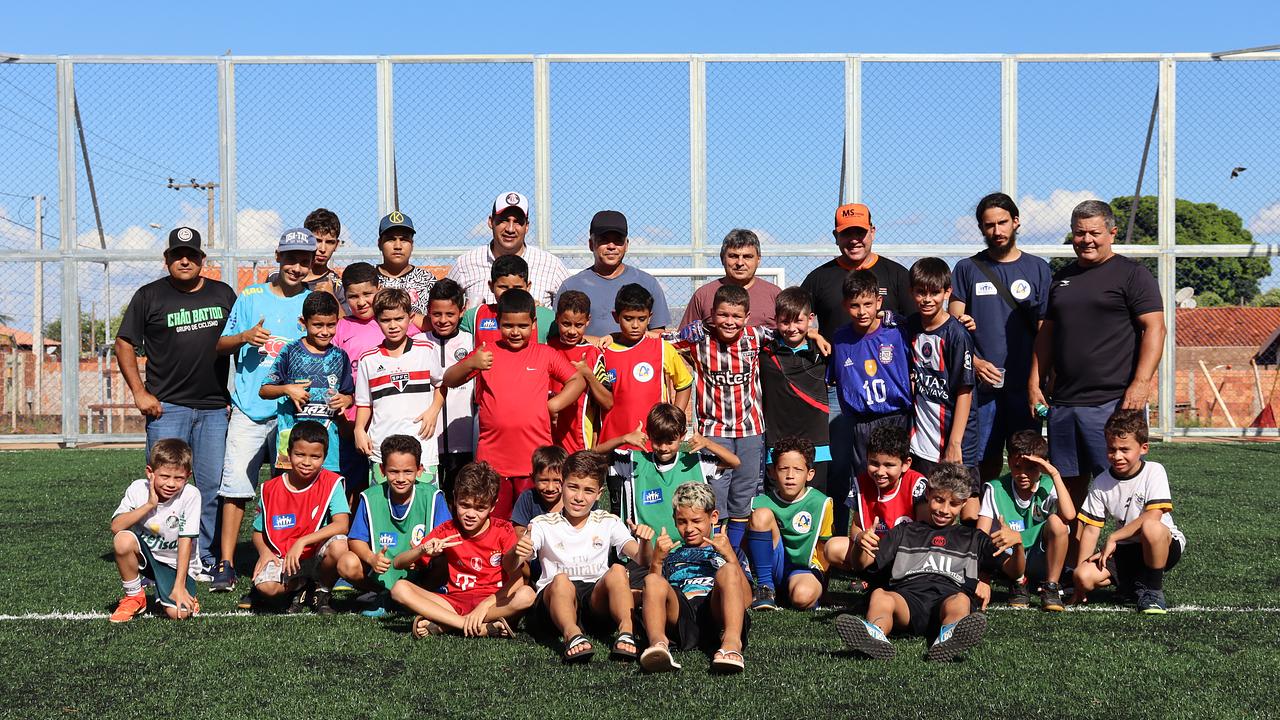 ABERTURA DA QUADRA DE FUTEBOL SOCIETY