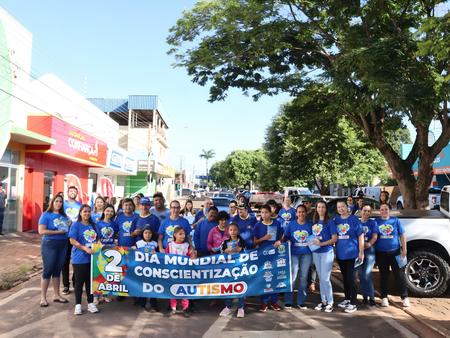 Prefeitura encerra Abril Azul com ação de conscientização sobre o autismo em Anaurilândia