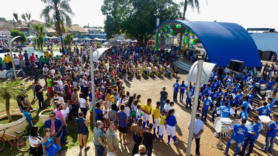 Anaurilândia - Ato cívico marca comemoração da Independência do Brasil