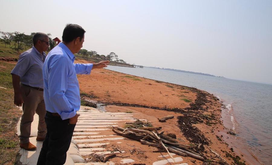 Anaurilândia - Prainha de balneário receberá nova areia e novo trecho de calçada