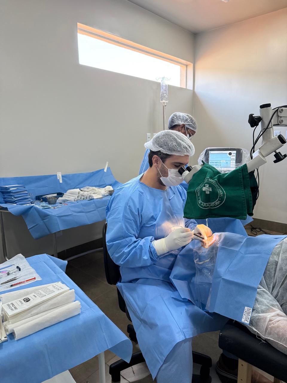 Pela primeira vez na história, Anaurilândia realiza cirurgias oftalmológicas no Hospital Sagrado Coração de Jesus, marcando a retomada das atividades do Centro Cirúrgico