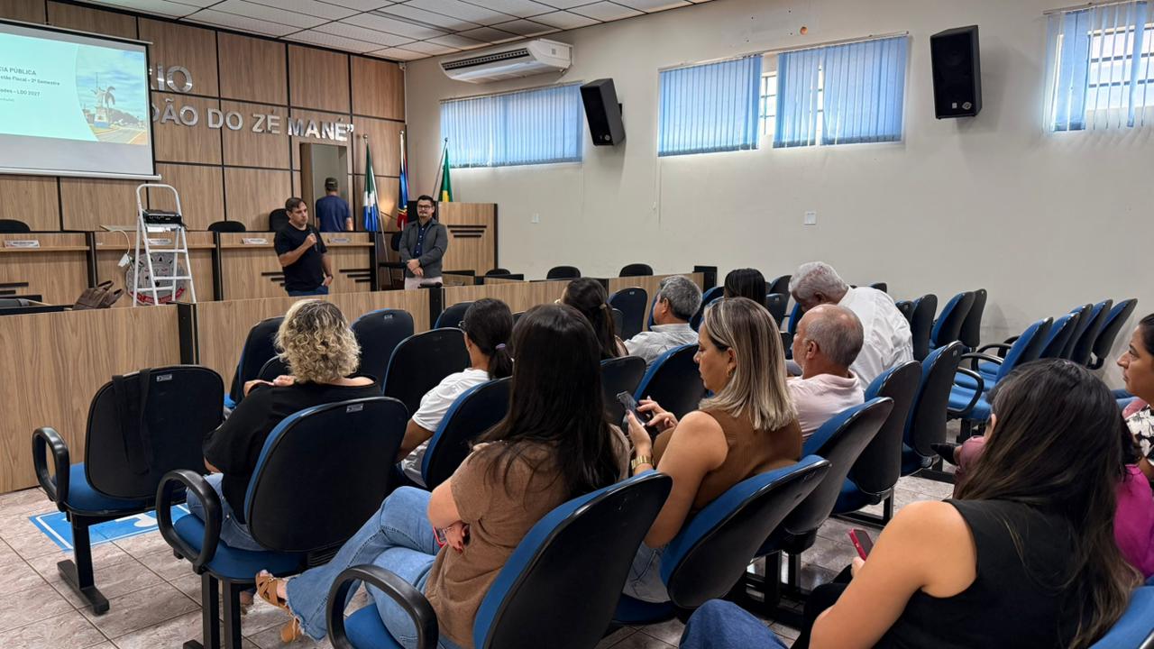 Prefeitura de Anaurilândia realiza Audiência Pública para apresentação do Relatório de Gestão Fiscal e metas da LDO 2027