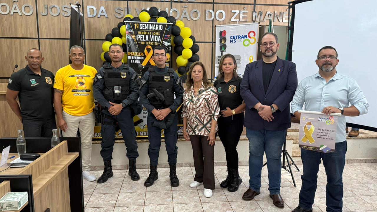 Maio Amarelo: Seminário promove conscientização e preservação da vida no trânsito em Anaurilândia