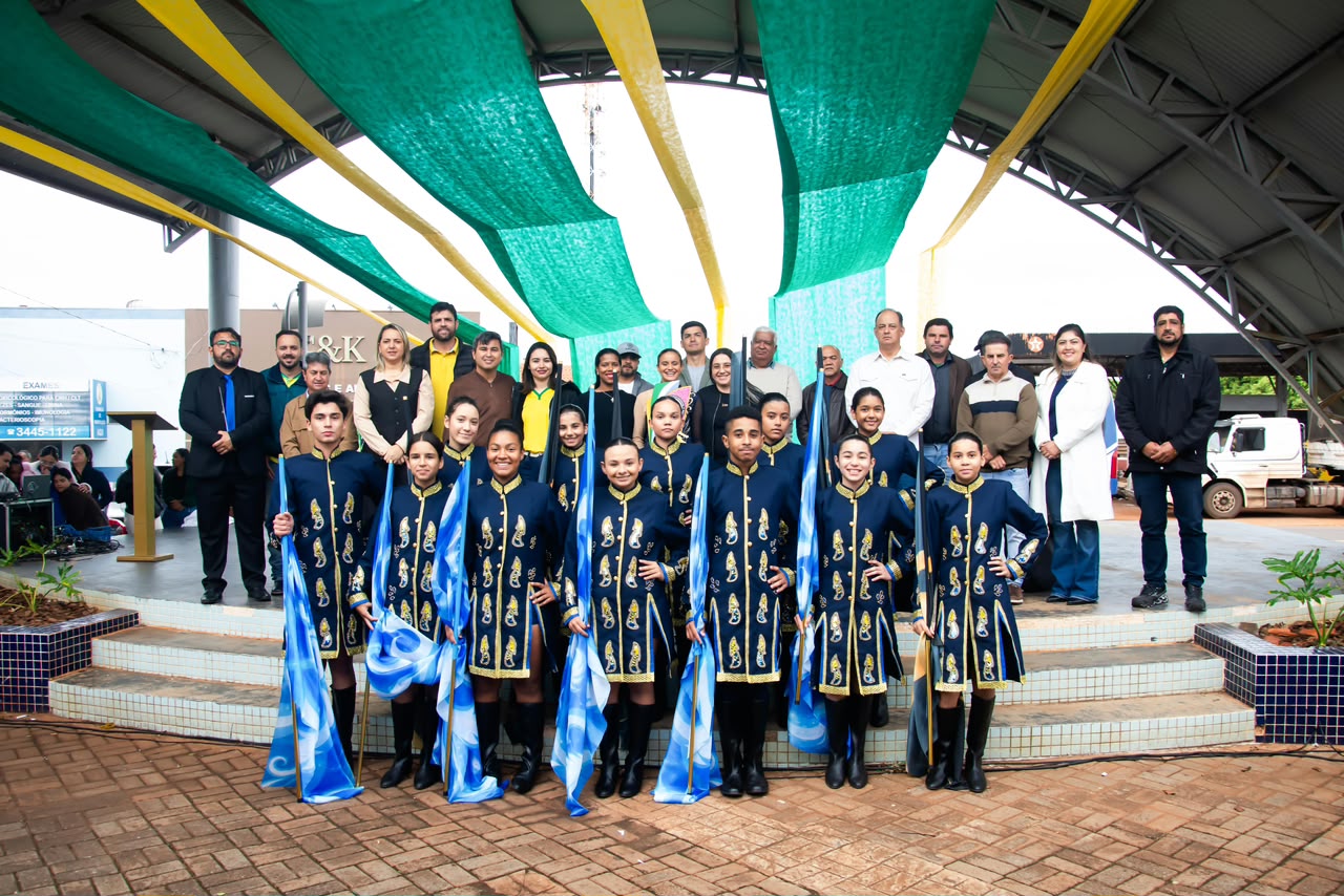 Anaurilândia celebra o 7 de Setembro com Ato Cívico marcado por patriotismo e união na Praça João Aranda Guirado